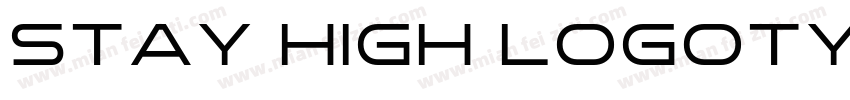 Stay High Logotype字体转换